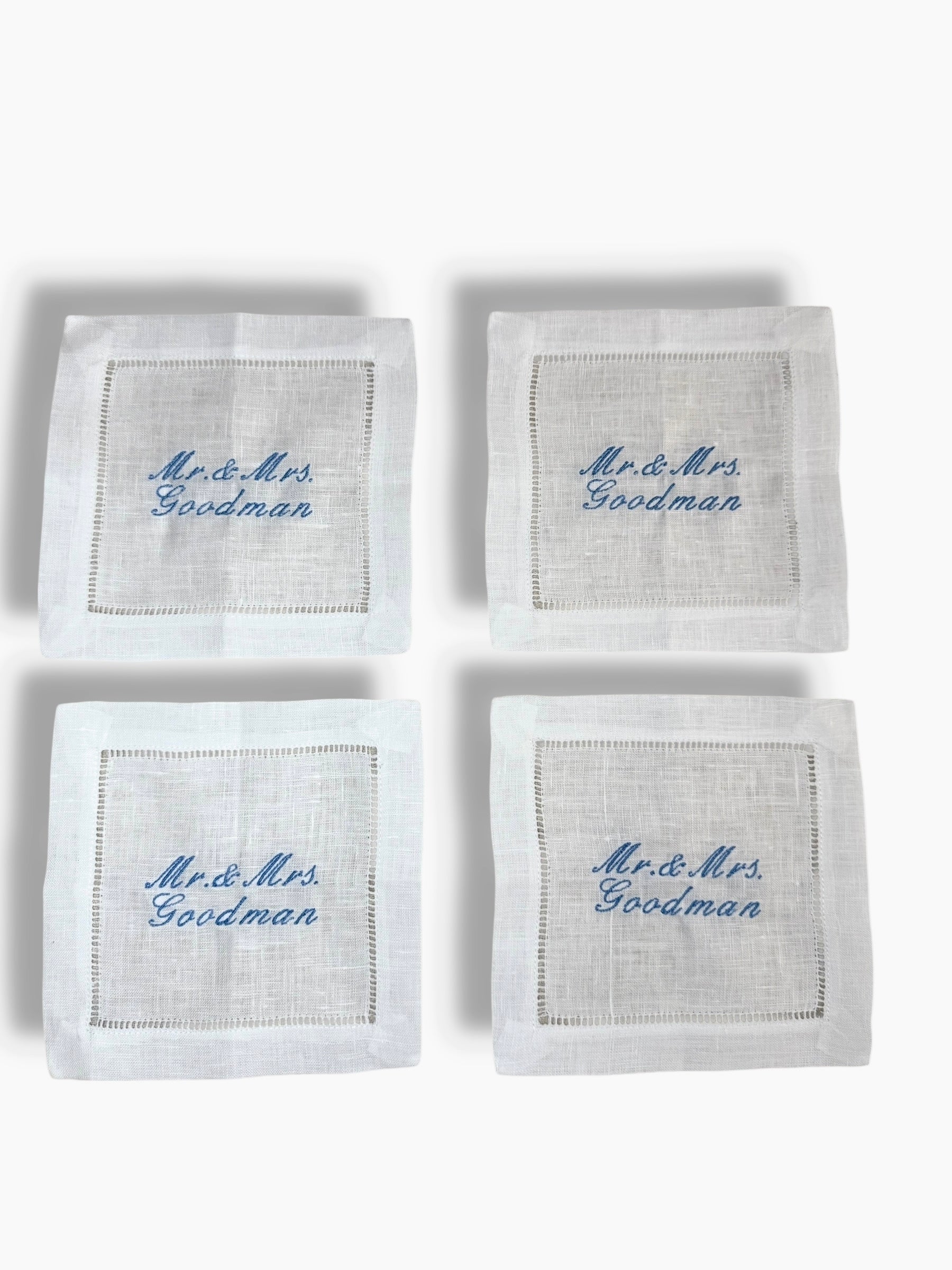 The “Mr. & Mrs.” Linen Napkins